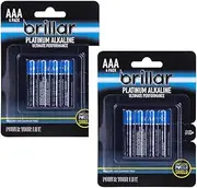 Brillar 1.5V AAA Platinum Alakaline Batteries (Pack of 4)