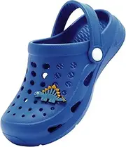 [Cubufly] Kid Garden Clogs Boys Girls Slip on Water Shoes Slide Sandals