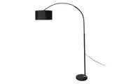 Emitto Floor Lamp Marble Base Black-Black