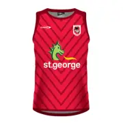 St George Illawarra Dragons Red Training Singlet Size Small & 2XL NRL Classic 21