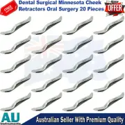 Minnesota Cheek Retractors Dental Surgical Surgery Instruments Set Of 20 Pieces