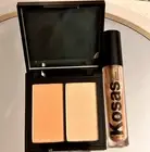 KOSAS Color and Light: Pressed Powder Blush Highlighter Papaya 1972 & Eyeshadow