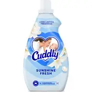 Cuddly Ultra Fabric Softener Sunshine Fresh 1l