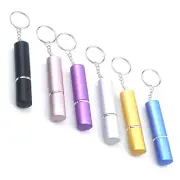 10ml Metal Key Chain Spray Perfume Sample Bottle Keyring Car Interior Gift Mini
