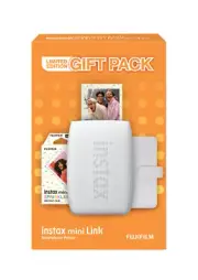 Fujifilm Instax Mini Link 3 Portable Printer Limited Edition Gift Pack - White
