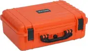 Portable IP67 Waterproof Equipment Case with Foam for Cameras & Drones - Orange