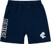 Carlton Blues AFL Footy Junior Youths Kids Performance Shorts