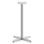HON� Arrange X-Leg Base for 30-36" Tops, 25.59w x 25.59d x 40h, Silver