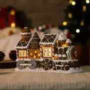 Christmas Gingerbread Decorations Train Gingerbread Decor Christmas Train Dec...