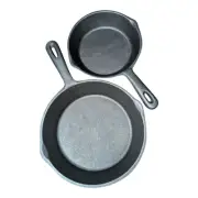 Wenzel Cast Iron Pan Set 6" And 7.5"
