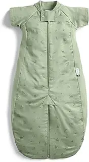 ergoPouch Sleep Suit Bag 1.0 TOG – 3–12 Months – Willow Print – 400 Thread Count Organic Cotton – Converts to Sleep Suit with Legs – Sleeping Bag & Suit in One – for Infants, Toddlers & Kids