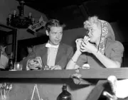 Arthur Lake & Penny Singleton stars of the Blondie show 1930s CBS RADIO PHOTO 1