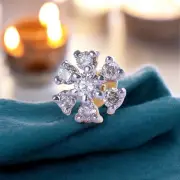 Magnificent 0.13 Cts Round Brilliant Cut Diamond Nose Stud 18K Yellow Gold