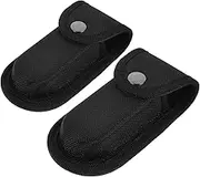 Gatuida Folding Pouch for Tools 2pcs Nylon Pocket Organizer Belt Attachable Tool Storage Case