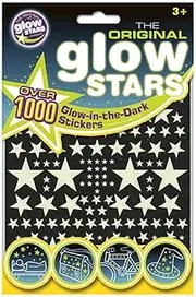 The Original Glowstars Company The Original Glowstars Glow 1000 Glow in The Dark Stickers, B8002