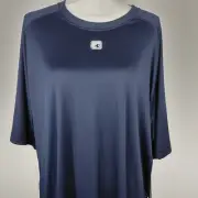 AND1 XXL 2XL Blue Workout Shirt Basketball Mens Cool Comfortable