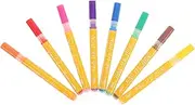 Ipetboom 8Pcs Portable Paint Pen Multi Functional Graffiti Marker for Nail Art Projects Ergonomic Design Smooth Application for Manicure Crafting Touch Ups