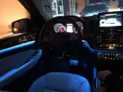12 color Illuminated LED Ambient update retrofit light For Mercedes W166 GLE
