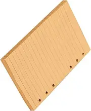 KALLORY Binder Core Diary Notebook Paper 160pcs Grid Pattern Loose Leaf 6 Holes for Organizing