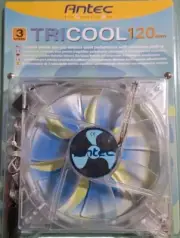 Antec TriCool 120mm Clear Case Fan with 3-Speed Switch