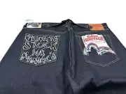 Vtg Evisu seldvage denim Private stock for Maniac’s logo size 42/44