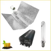 HPS 600w Dimmable Digital Ballast with Wing reflector hydroponics lamp light kit