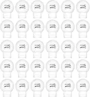 Cord Locks 300PCS, Single Hole Ball Shape Spring Cord Locks, Heavy Duty Nylon Rope Clips for Luggage Backpacks, Tents 11×12×22mm Size (White)