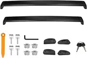 STIDPFZX Lockable Roof Rack Cross Bars Compatible for Tesla Model Y Model 3 Highland 2017-2024, Cargo Crossbar 165lbs Roof Rack for Carrier Bike(M Y)