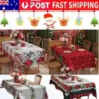 Christmas Tablecloth Rectangle Table Cloth Dining Home Cover Party Xmas Decor