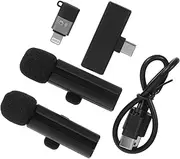 PEPLAYTAL Portable Wireless Clip Microphone for Content Creators Noise Canceling Lapel Mic for Outdoor Interviews Live Streaming Video Recording Lightweight Convenient Design