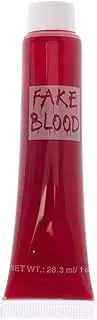 Fake Red Blood Halloween Costume Fancy Accessory Makeup Dress Up Vampire Zombie Face Body Paint Theatrical Fun, 2 Packs