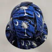 full brim hard hat custom hydro dipped IN SOUTH CAROLINA STATE FLAG NEW