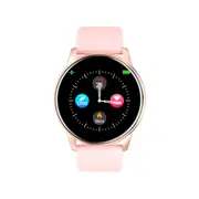 ZL01 1.3' HD Color Screen Wristband Heart Rate Blood Pressure O2 Monitor Music Camera Control Weather Display Smart Watch PINK COLOR
