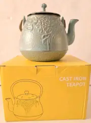 Cast Iron Teapot, TOPTIER Japanese Cast Iron Tea Pot with Infuser