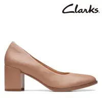 在飛比找momo購物網優惠-【Clarks】女鞋Freva55 Court 素雅舒適方跟