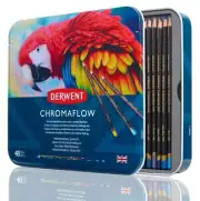 Derwent Chromaflow Colored PencilsSet, 48 Pencils. New.