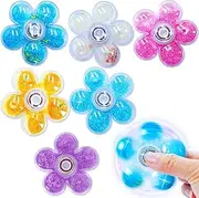 6Pack Fidget Spinner,Fidget Toys for Adults Kids Anxiety,ADHD Autism Sensory Toys,Stress Relief Fingertip Gyros,Portable Desk Toys Bag Stuffers,Easter Party Favors Present Classroom Prizes