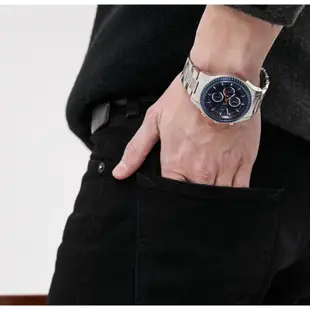 A│X Armani Exchange 經典大AX logo三眼鋼錶 男錶【Watch On-line Store】