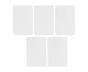 5Pcs Inflatable Boat Repair Patch Pvc Waterproof Air Leakage Prevention Kayak Repair Patch For Boat Repair Kit White