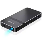AKASO Mini Projector, Pocket-Sized DLP Portable Projector, 1080P Cookie Projecto