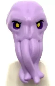 Lego New Lavender Minifigure Head Modified Alien Elongated Mouth Tentacles