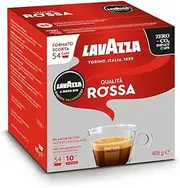 [Lavazza] A Modo Mio Qualità Rossa, 54 Coffee Pods, Arabica and Robusta, Full and Sustained Taste, Intensity 10/13, Medium Roasting