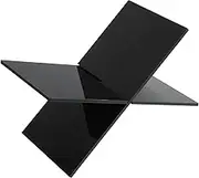 Cabilock Acrylic Book Display Stand Multi Use Recipe Holder Magazine Organizer Stylish Storage for Home Office Study Room Elegant Design for Friends and Family