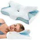 Neck Contour Pillow Memory Foam Soft Orthopedic Rebound Support Cervical Cushion