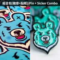 在飛比找蝦皮購物優惠-BURA 台灣黑熊組合包 (徽章+貼紙)Taiwan BUR