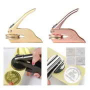 Embosser Stamp Embosser Seal Stamp for Business Cards Invitation Envelopes
