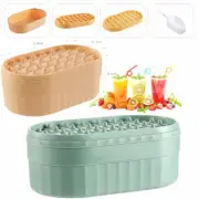 36 Ice Cube Tray Making Mold Silicone Ice Maker Storage Box Portable Fast Icing