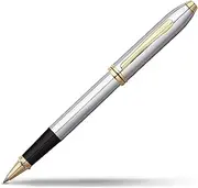 Cross Townsend Medalist Rollerball Pen in Polished Chrome with 23KT Gold Plated Appointments (505)