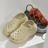 在飛比找蝦皮商城優惠-Crocs Mega Crush Clog 男女鞋 骨白色 