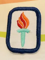 Requirements & Girl Scout LEADERSHIP BADGE Interest Project Patch Red Torch IP